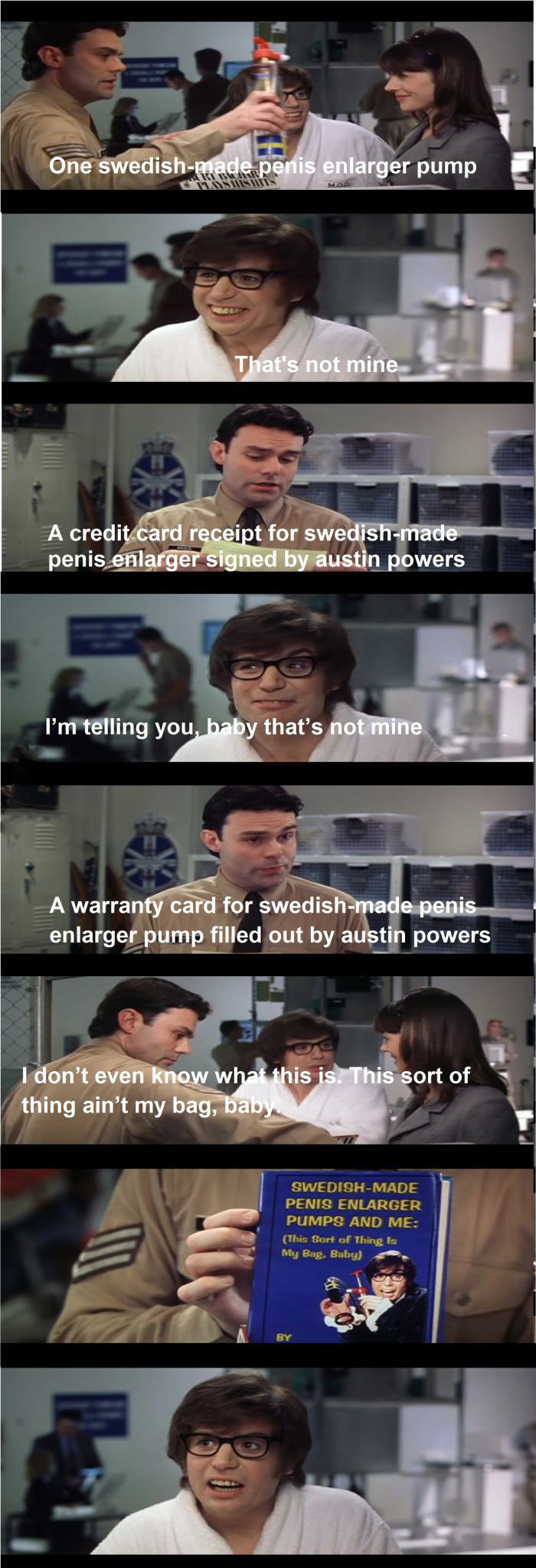 Penis pump by Austin Powers